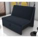 Sofá Cama 2 Lugares Ivan Suede Petróleo 