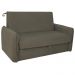 Sofá Cama com Baú 2 Lugares Ethan Suede Cappuccino