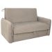 Sofá Cama com Baú 2 Lugares Furbogh Suede Bege