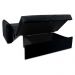 Sofá Cama com Baú 2 Lugares Furbogh Veludo Inca Preto