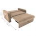 Sofá Cama com Baú 2 Lugares John Suede Bege