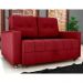 Sofá Cama para Sala de Estar Cross Veludo Maserati Vermelho