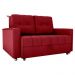 Sofá Cama para Sala de Estar Cross Veludo Maserati Vermelho