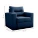Sofá Cama para Sala de Estar Dublin Suede Azul
