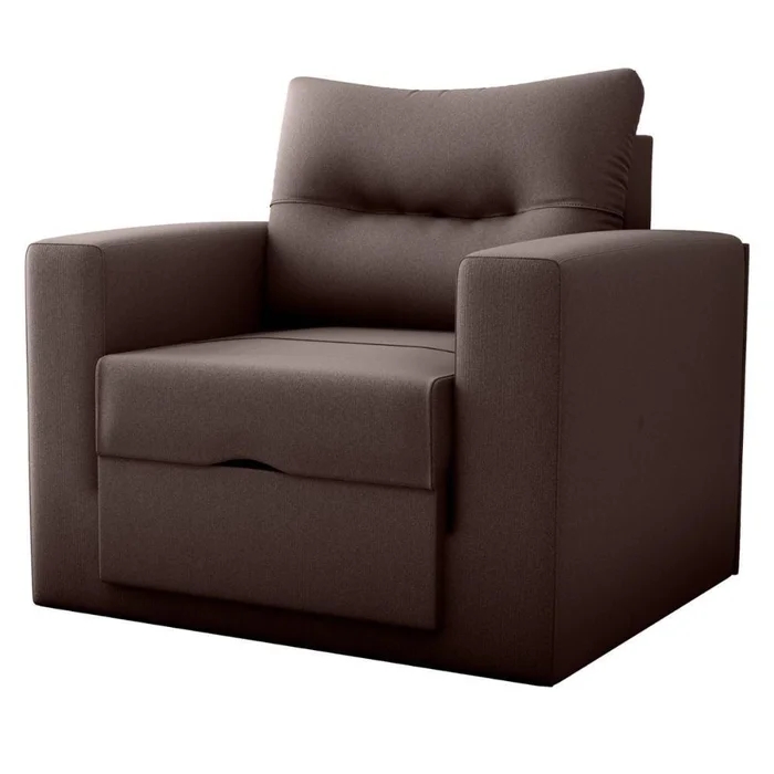 Sofá Cama para Sala de Estar Landon  Suede Marrom