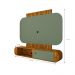 Suporte TV 55 PolegadasTrindade Naturalle Pistache