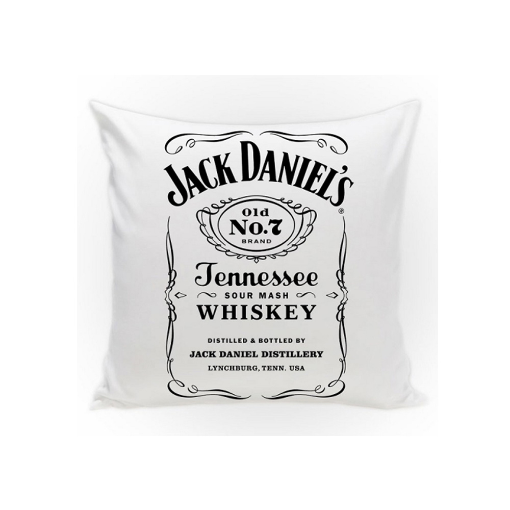 Almofada Bebida Whisky Branca Já Com Enchimento Poliester