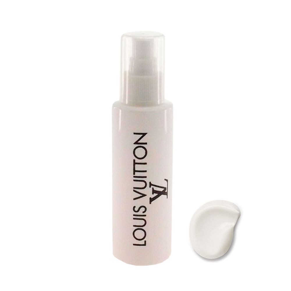 Borrifador  Porta Creme Shampoo Viagem  Marca Luxo Branco
