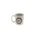 Caneca Decorativa Cerâmica Bandeira Usa Cor Branca 10x8x8cm