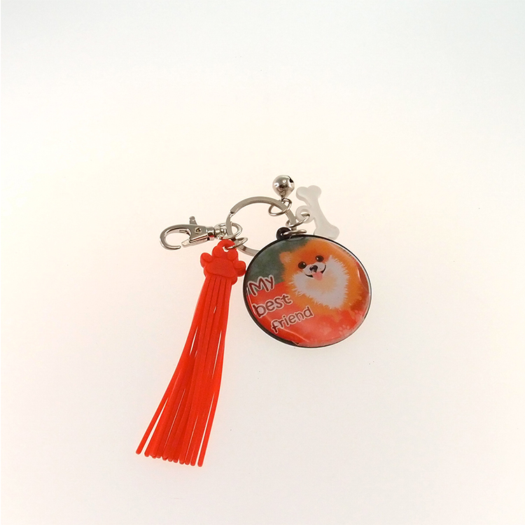Chaveiro Personalizado Metal My Kit Best Friend Dog 12x6x1cm