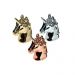 Cofre Busto Unicornio Cromado Dourado Decoração