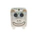 Cofre Personalizado Cerâmica Porco Mexicano Branco 14x10x11