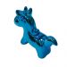 Cofrinho Unicornio Ceramica Decorativo Cromado Azulado