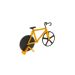 Cortador de Pizza Bicicleta Decorativo Cor Amarelo 12x18x3cm