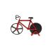 Cortador de Pizza Bicicleta Decorativo Cor Vermelho 12x18cm