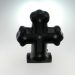 Cruz De Cerâmica Com Luz Led Preto