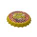 Enfeite Decorativo Tampa Popcorn Cor Amarelo Plástico 27x27