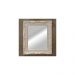 Espelho Para Parede Bahamas Branco Solido 33x28 Cm