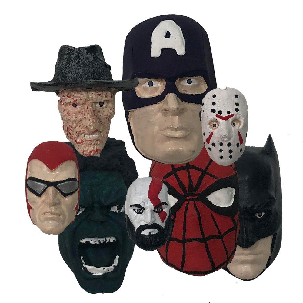 Imã De Geladeira Pequeno Resina Capitão America  6x4x3cm