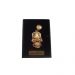 Isqueiro Eletrico Caveira Skull Recarregavel Dourado 8x4x2cm