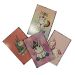 Kit 10 Placas Decorativas Unicórnio Metal Cor Rosa 30x20x7cm