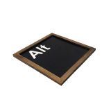Kit 3 Quadros Decora Parede Madeira Mdf 20x60 Cntrl Alt Del