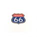 Kit 6 Porta Copos Personalizado Route 66 Emborrachado