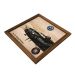 Kit Quadros Decorativo Quarto Sala 60x20Cm Avião BELL Madeira