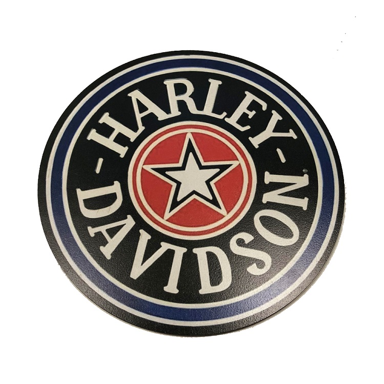 Placa Decorativa MDF 35Cm Personalizado Moto Harley Davidson