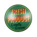 Placa Decorativa MDF 35x35 Personalizado Fresh Produce Verde