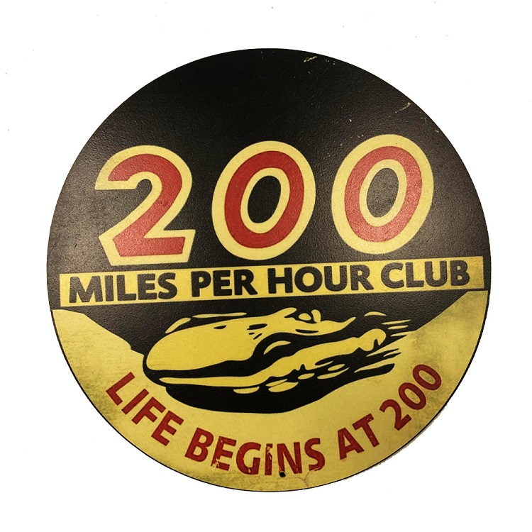 Placa Decorativa MDF 35x35Cm Personalizado Miles Per Hour