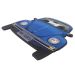 Placa Decorativa MDF30x30x1 Recorte Adesivado Fusca Azul