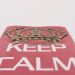 Quadro De Tecido: Keep Calm And Carry On