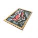 Quadro Decorativa Quarto Sala 20x30Cm Carro Madeira Vermelho