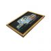Quadro Decorativa Quarto Sala Harley Davidson Madeira Azul