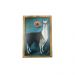 Quadro Decorativa Quarto Sala Lhama Computador 20x30 Madeira
