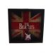 Quadro Decorativo Bandeira Uk 3D c/ Guitarra de Madeira