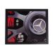Quadro Decorativo Metal Roda Mercedes Bens Cor Preto 40x50x2