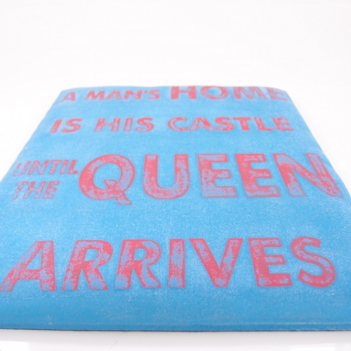 Quadro Tecido Design A Mans Home