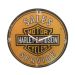 Relógio Parede Sala Decorativo Harley Vintage Pulso 30x30x2cm