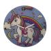 Relógio Parede Sala Decorativo Personalizado Unicórneo 30X30