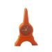 Relógio de Mesa Torre Eiffel Emborrachado Cor Laranja 12x8x2