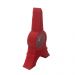 Relógio de Mesa Torre Eiffel Emborrachado Vermelho 12x8x2cm