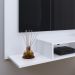 Estante Painel Suspenso TV 48 Polegadas Nicho Organizador Prateleira Decorativa Sala Quarto Moderno Dubai - Branco - RPM