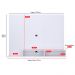 Estante Painel Suspenso TV 48 Polegadas Nicho Organizador Prateleira Decorativa Sala Quarto Moderno Dubai - Branco - RPM