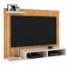 Estante Painel Suspenso TV 48 Polegadas Nicho Organizador Prateleira Sala Quarto Moderno Dubai - Nature/Off White -RPM