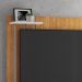 Estante Painel Suspenso TV 48 Polegadas Nicho Organizador Prateleira Sala Quarto Moderno Dubai - Nature/Off White -RPM