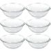 6 Tigela de Vidro Marinex Redondas 1,5L Potes Bowls Plus Astral para Saladas Sobremesas Receitas