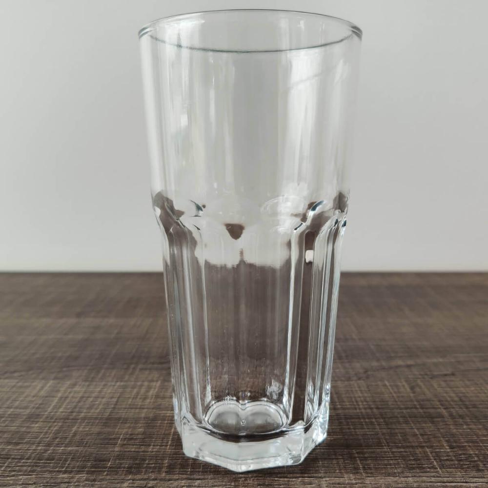 Conjunto 6 Copo Long Drink 340ml De Vidro Nadir Bristol Suco Refrigerante Bebidas