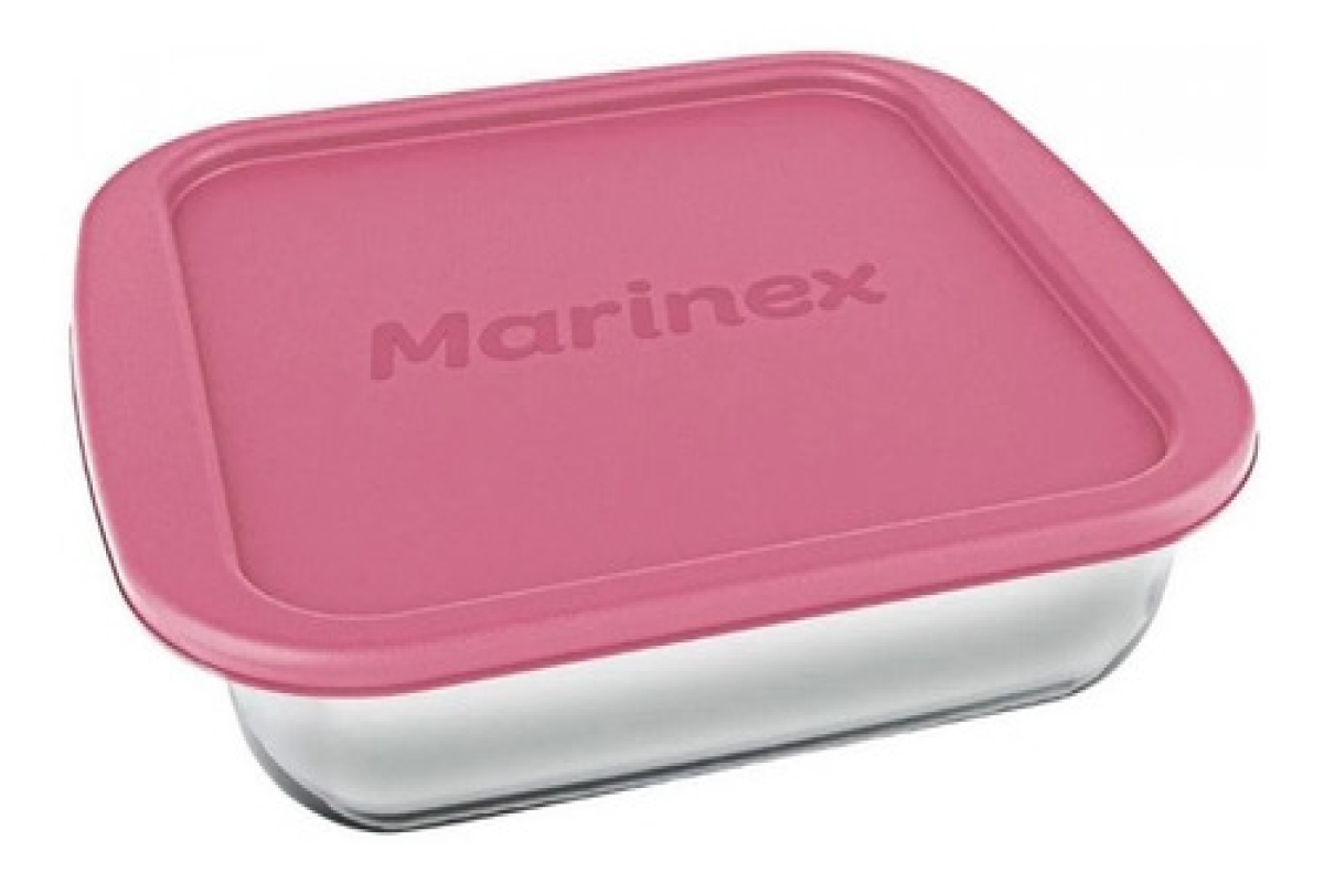 Conjunto Assadeiras De Vidro Marinex  Com Tampa 02 Peças
